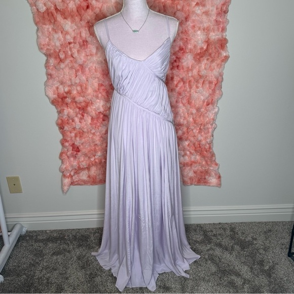 Trina Turk Lavender Maxi Habotai Dress 🪻🤍 - Picture 4 of 11